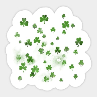 Shamrock green Sticker